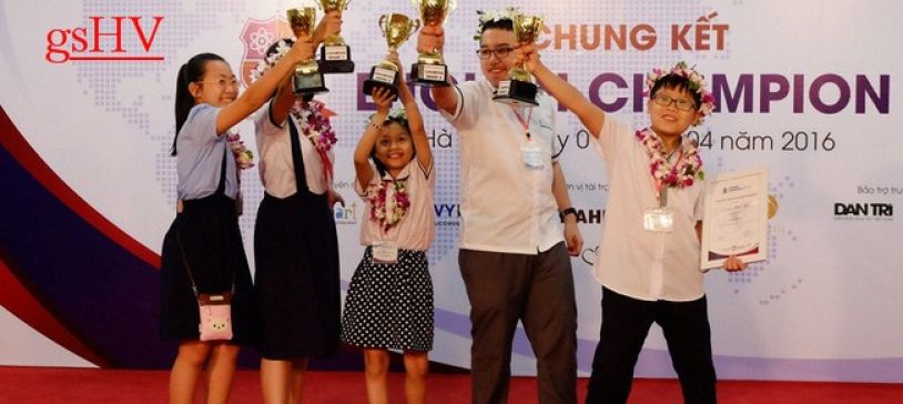 5 quán quân cuộc thi English Champion 2016 